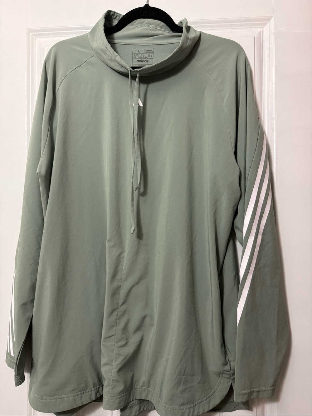 adidas woman’s Sage Green long shirt